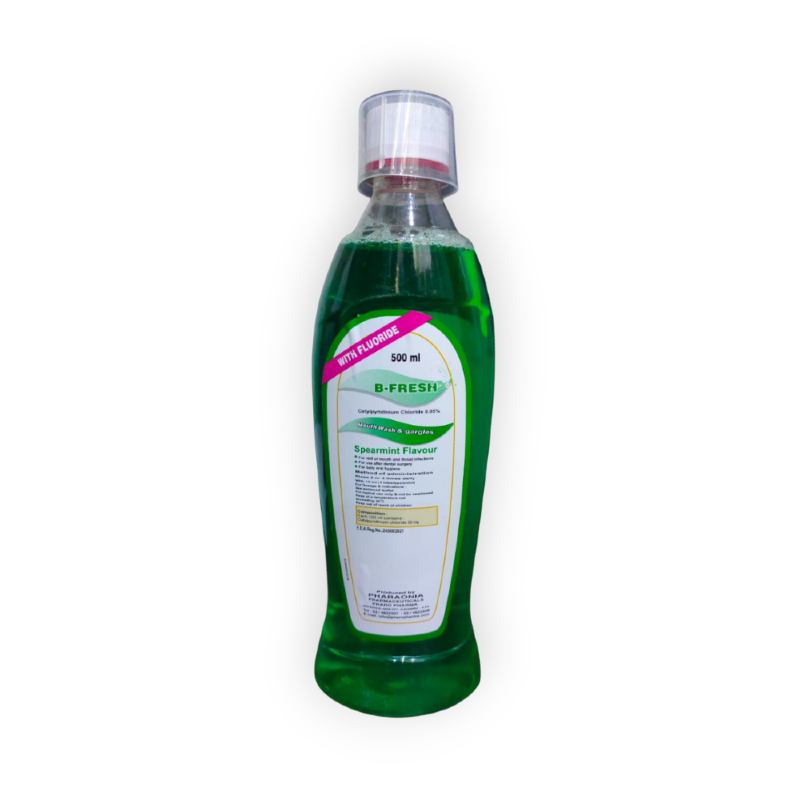 B-FRESH 500ML MINT MOUTH WASH