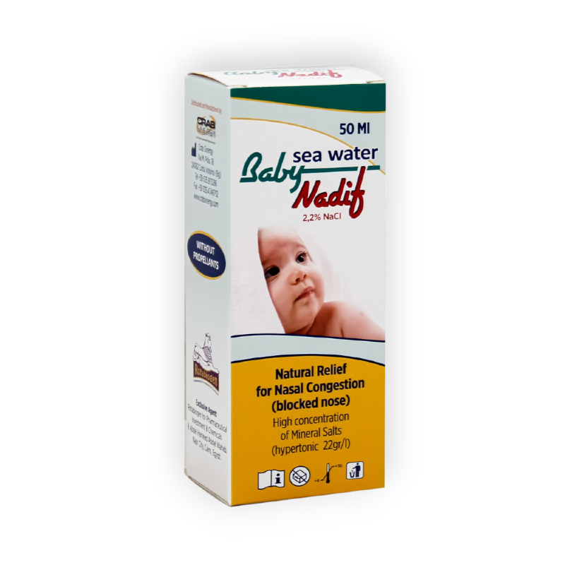 BABY NADIF SEA WATER 50 ML.