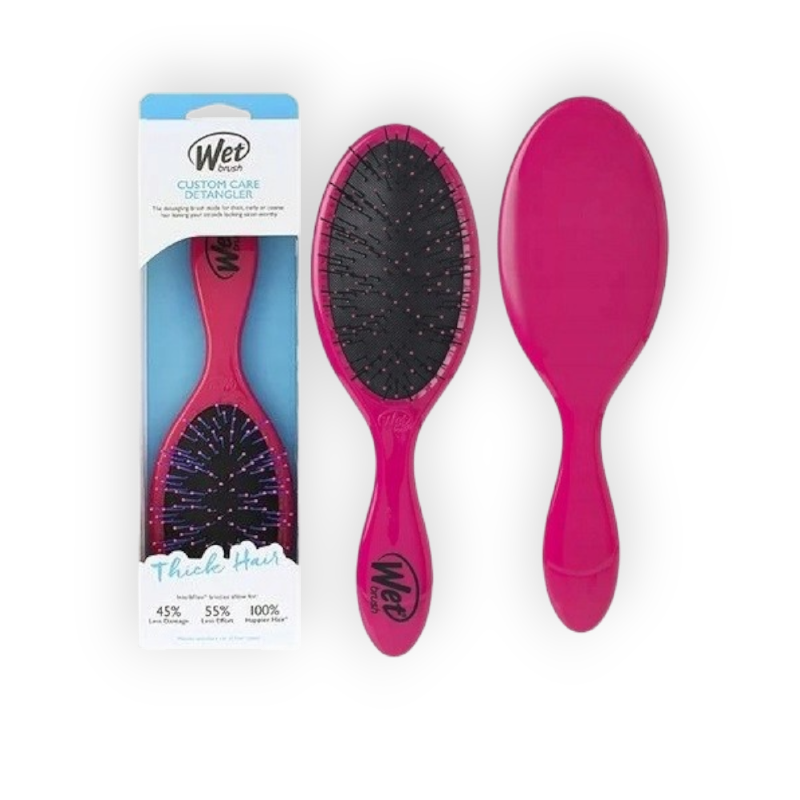 WET BRUSH CUSTOM THICK HAIR PINK (9788) فرشة
