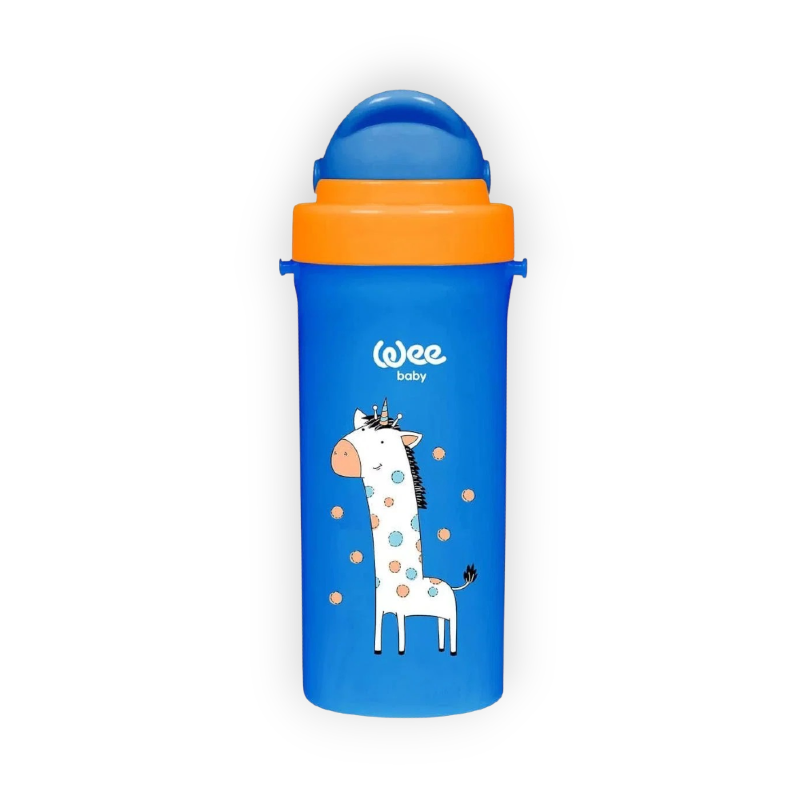 WEE BABY SIPPY CUPWITH STRAW 6+M 300ML (896)