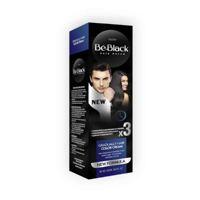 BE BLACK GRADUALLY HAIR COLOUR CREAM 200ML