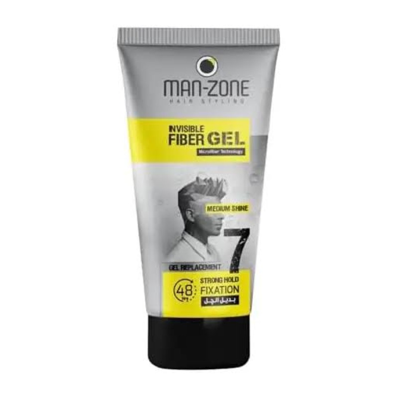 MAN ZONE HAIR GEL FIBER GEL (MEDIUM SHINE 7) 175 ML