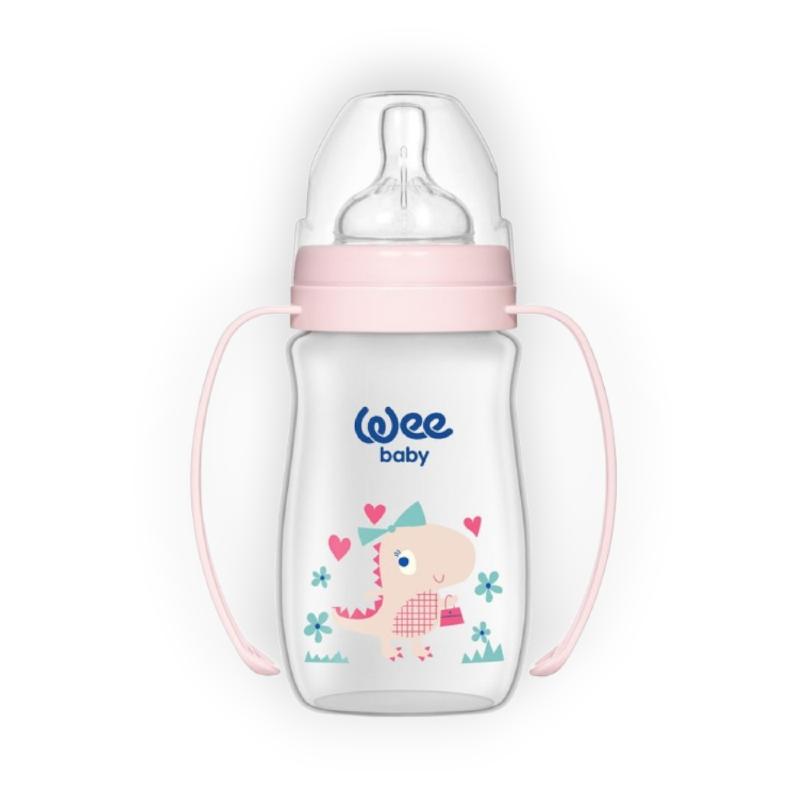 WEE BABY WIDE NECK PP BOTTLE 0-6M 250ML (136)