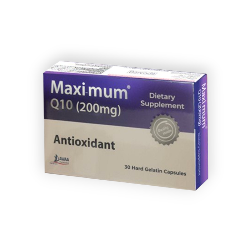 MAXI-MUM Q10 200GM  30 CAP سعر جديد