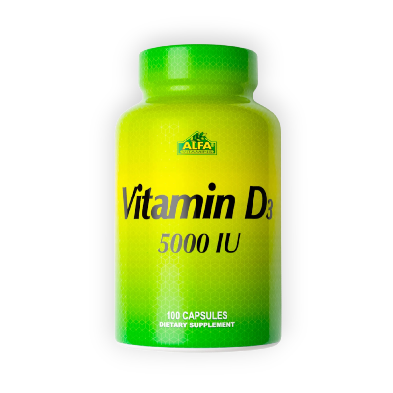 VITAMIN  D3 5000 IU  100 CAP ALFA