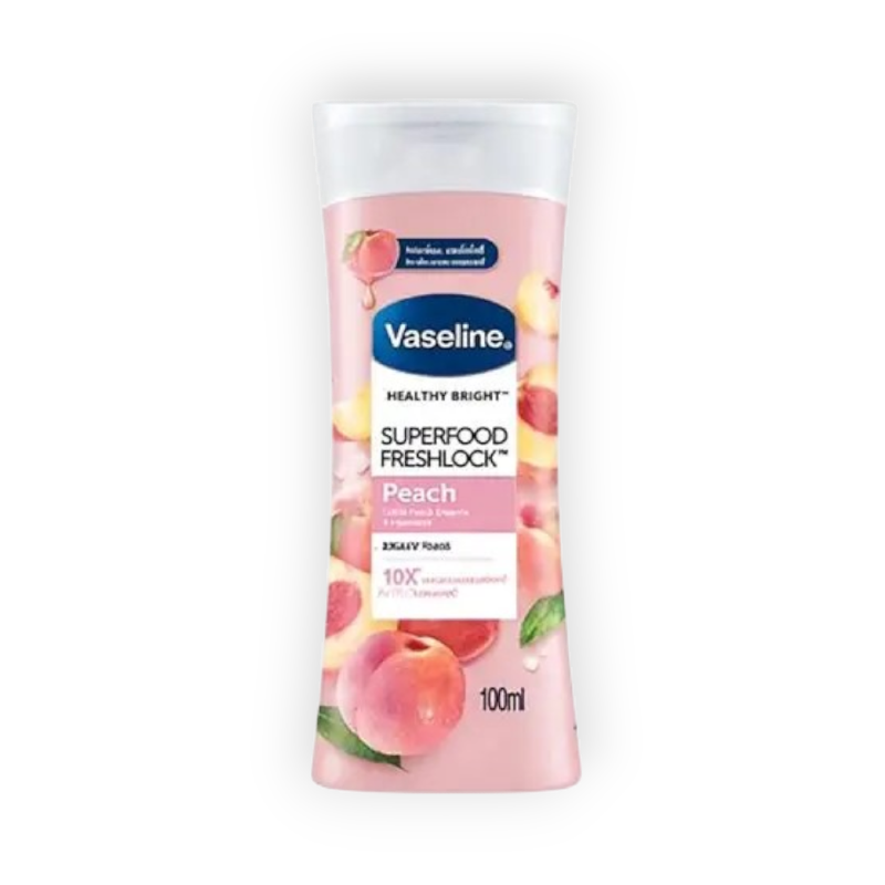 VASELINE LOTION SUPERFOOD PEACH 100ML