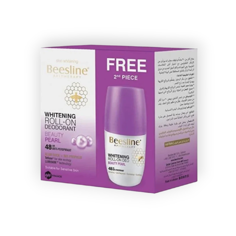 BEESLINE WHITENING ROLL ON (BEAUTY PEARL) 1+1 50ML