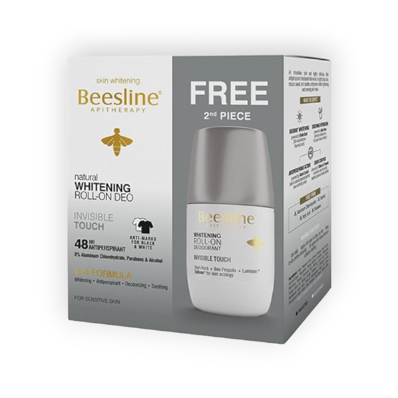 BEESLINE WHITENING ROLL ON(INVISIBLE TOU)50ML 1+1 OF
