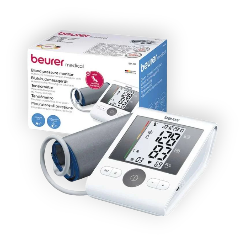 BEURER BLOOD PRESSURE (BM28) جهاز ضغط زراع +دابتور