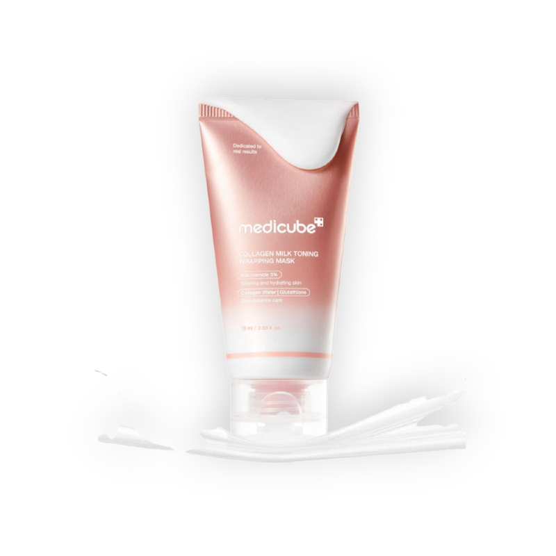 MEDICUBE COLLAGEN MILK TONING WARPPING MASK 75 ML