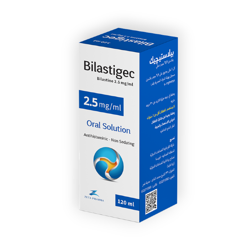 BILASTIGEC 2.5MG 120ML SYRUP