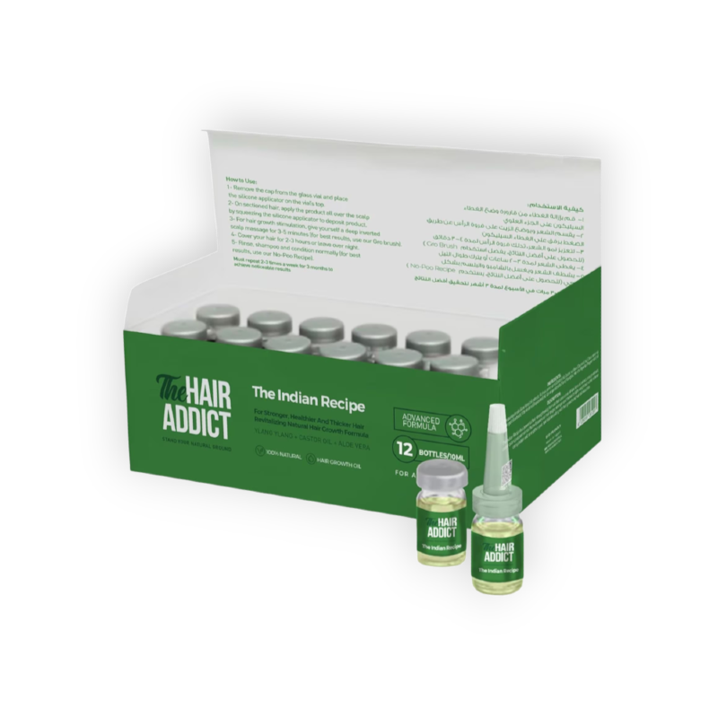 THE HAIR ADDICT HAIR GROWTH OIL 10 BOTTLES 10ML