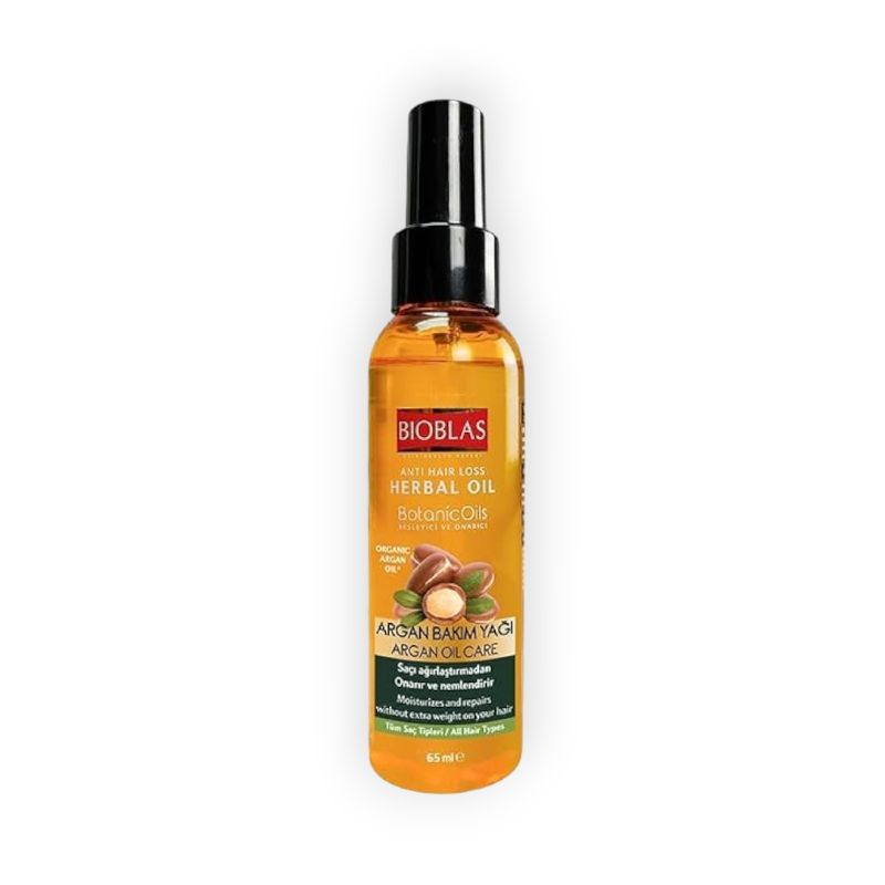 BIOBLAS ANTI HAIR LOSS HERBAL OIL ARGAN SERUM 65ML