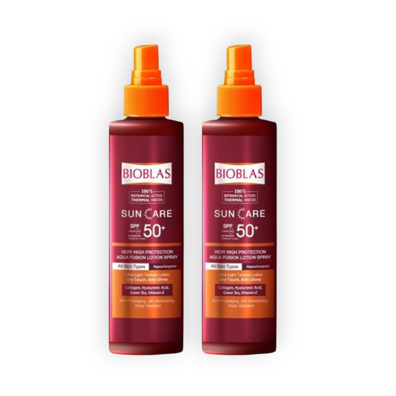 BIOBLAS SUNCARE AQUA FUSION LOTION SPRAY 75ML (1+1)