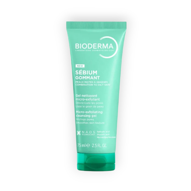 BIODERMA SEBIUM GOMMANT CLEANSING GEL 75ML