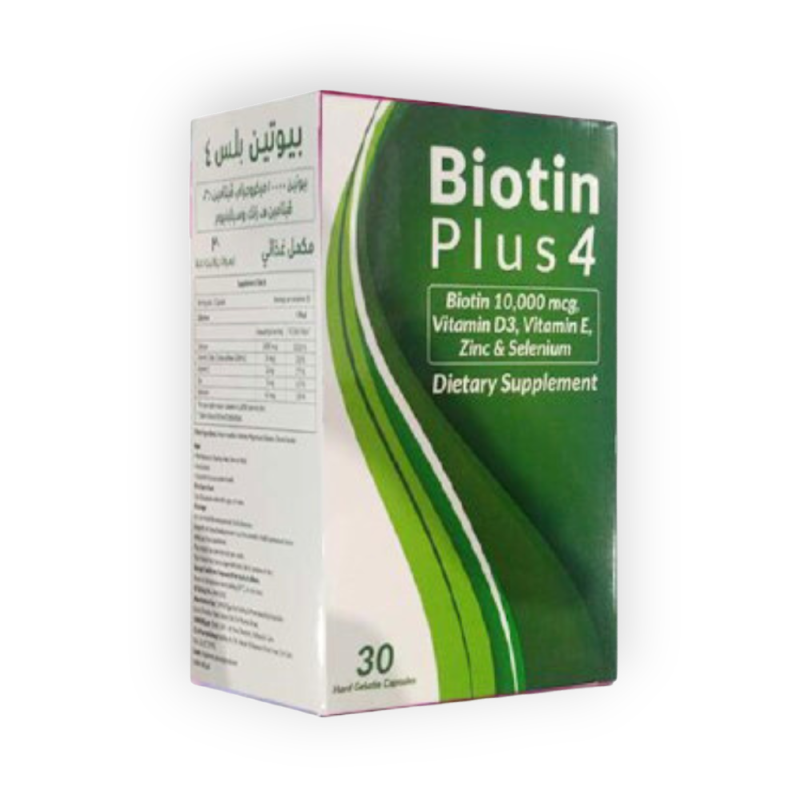 BIOTIN PLUS 4 -1000 MG 30 CAP