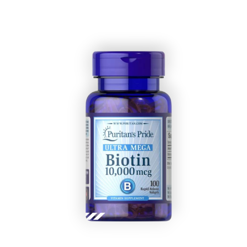 BIOTIN 10,000 100 SOFTGELS (PURITAN.S PRIDE )