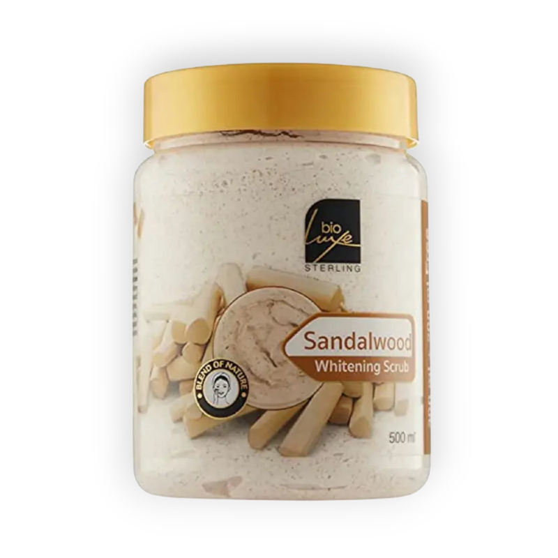 BIOLUX SKIN SANDAL WOOD WHITENING SCRUB 500ML