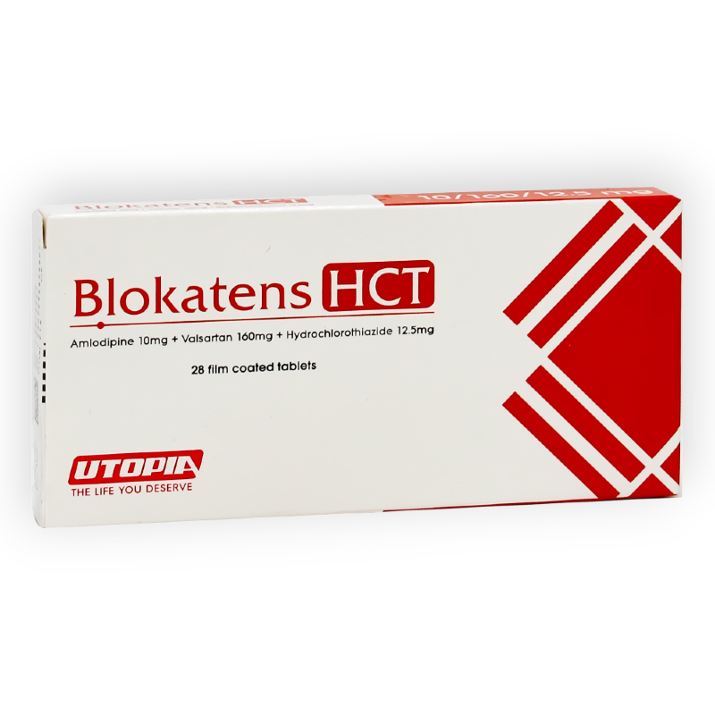 BLOKATENS HCT  10MG 12.5 MG   160 MG  28 TAB