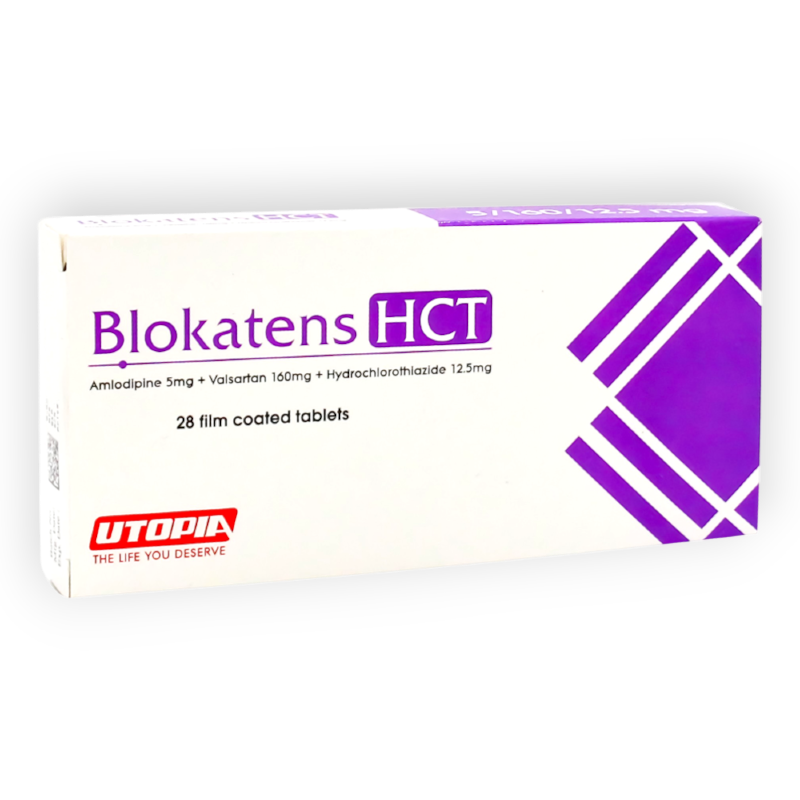BLOKATENS HCT 5MG  160 MG  12.5 MG 28 TAB
