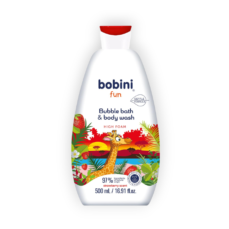 BOBINI FUN BATH&BODY WASH (STRAWBERRY) 500ML