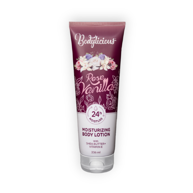 BODYLICIOUS (ROSE VANILLA) MOISTURIZING BODY LOTION 236ML