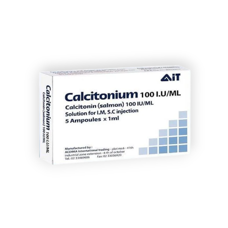 CALCITONIUM 100 I.U 5 AMP