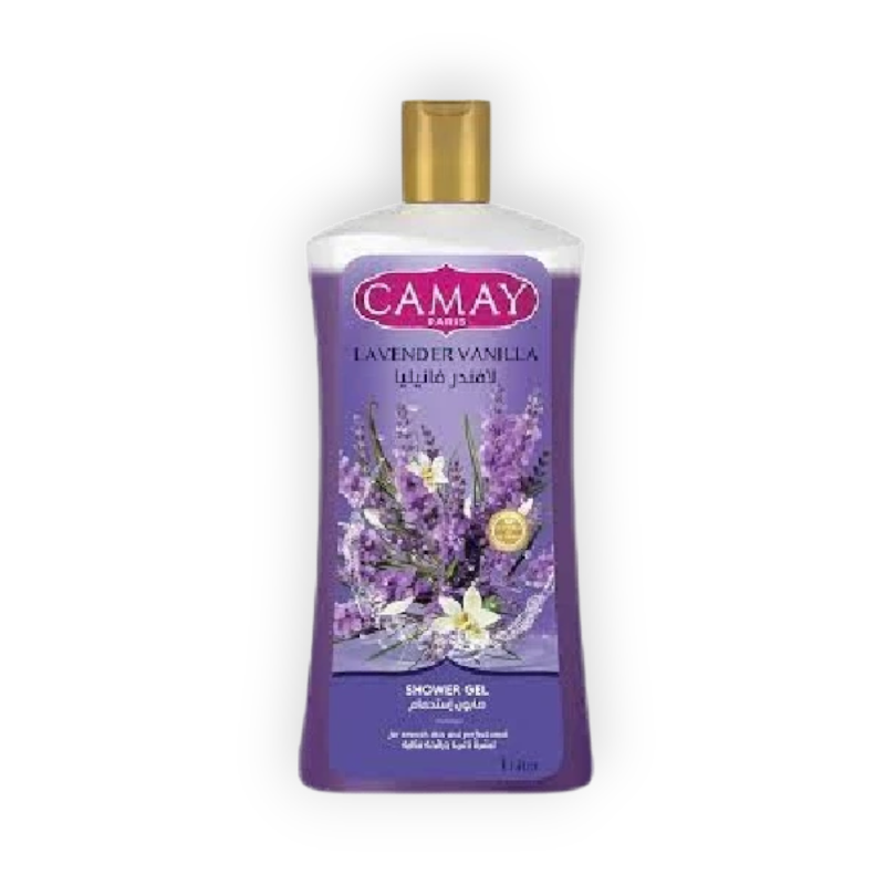 CAMAY SHOWER GEL LAVENDER VANILLA 1 LITRE
