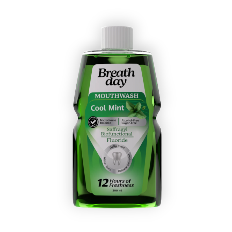 BREATH DAY MOUTH WASH COOL MINT 300ML
