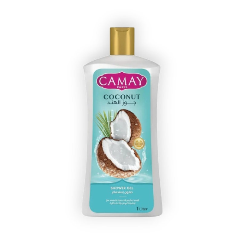CAMAY SHOWER GEL COCONUT 1 LITRE