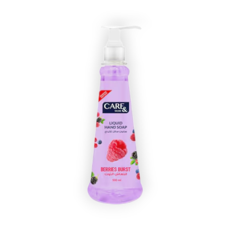 CARE MORE LIQUID HAND SOAP BERRIES BURST 520ML
