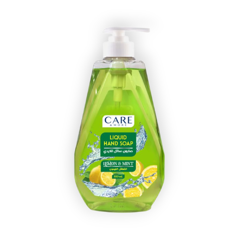 CARE MORE LIQUID HAND SOAP LEMON WITH MINT 350ML