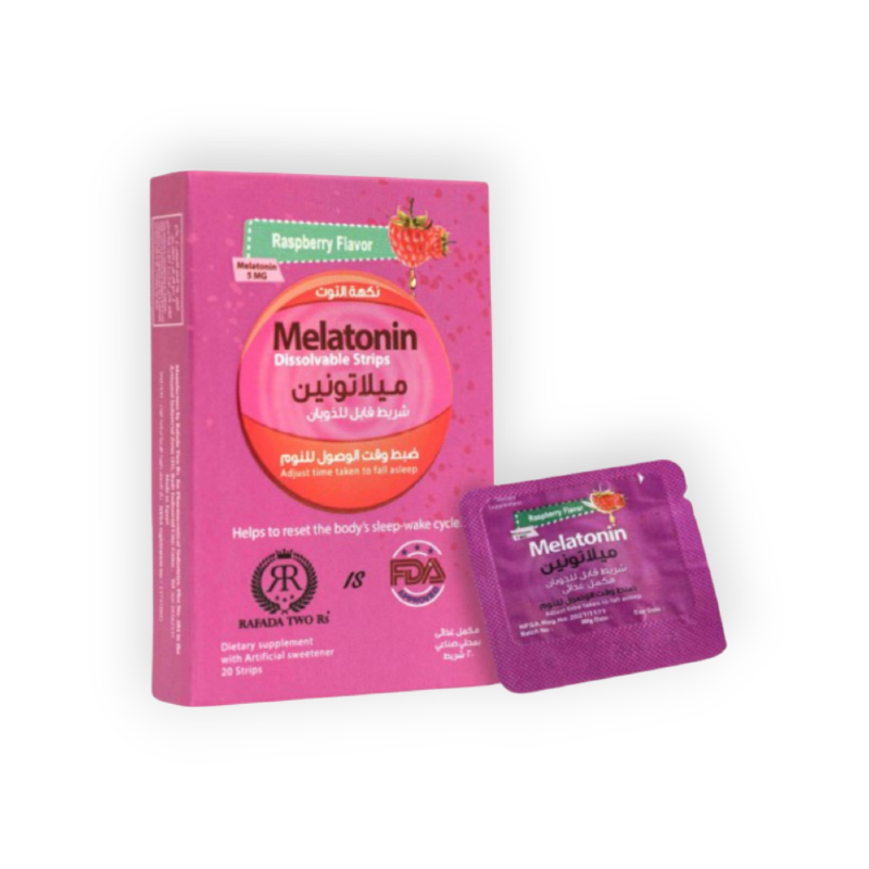 MELATONIN  RAFADA 5M 20 STRIPS  س ج