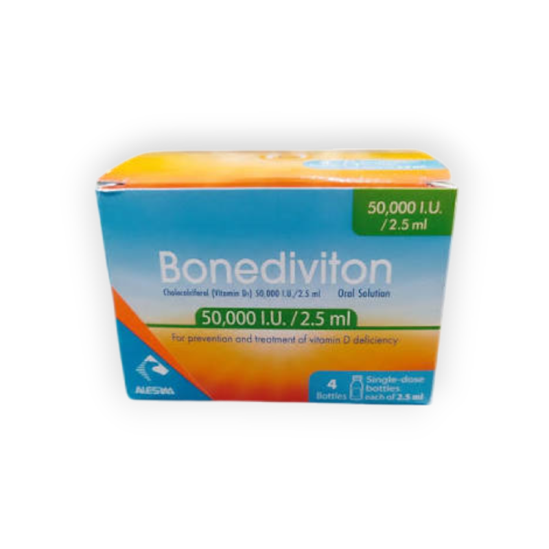 BONEDIVITON 50000 IU 2.5 ML 4 BOTTLES س ج