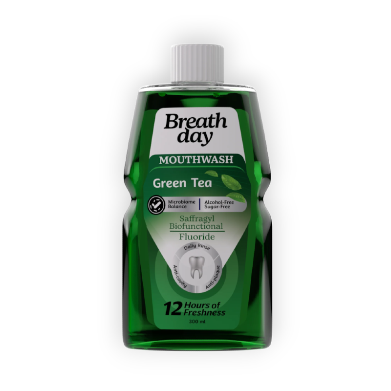 BREATH DAY MOUTH WASH GREEN TEA 300ML