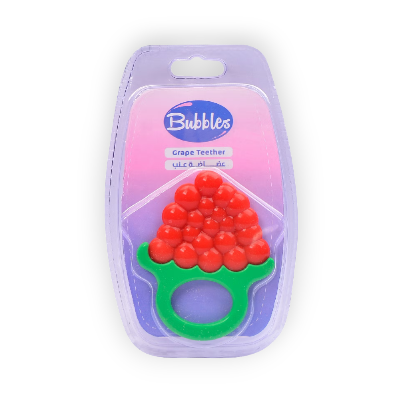 BUBBLES GRAPE TEETHER عضاضه شكل عنب