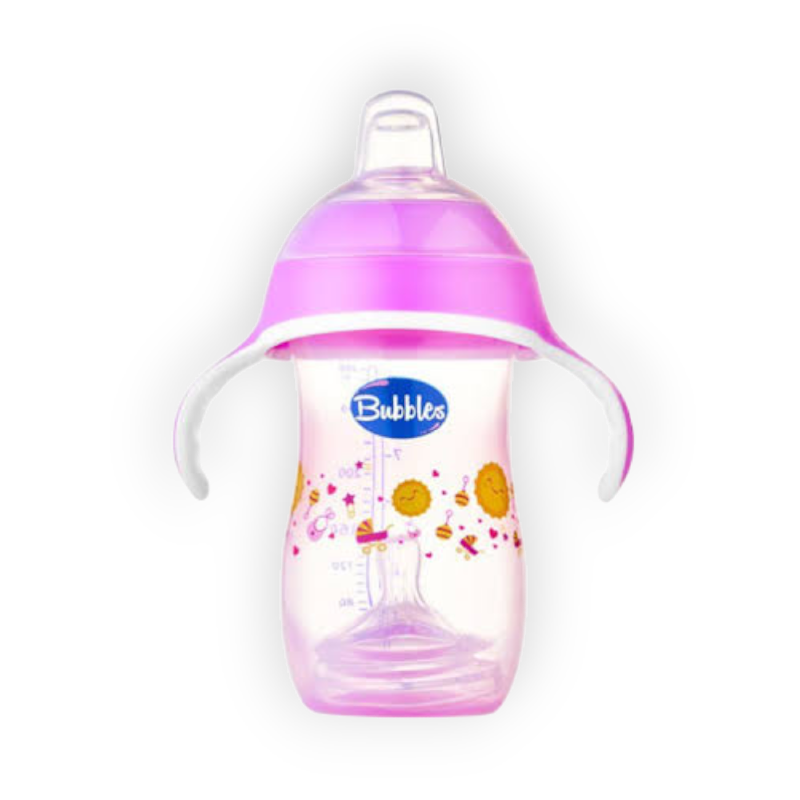 BUBBLES TRAINING CUP 280 ML كوب اطفال روز