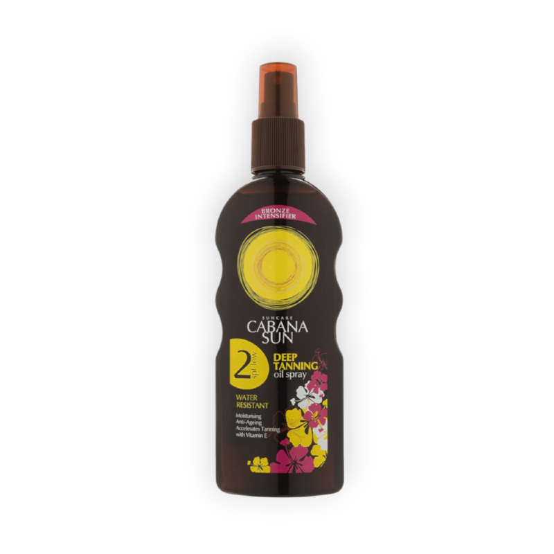 CABANA SUN DEEP TANNING OIL SPF2 SPRAY 200ML