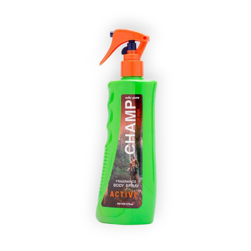 CHAMP BODY SPRAY (ACTIVE) FOR MEN 236ML