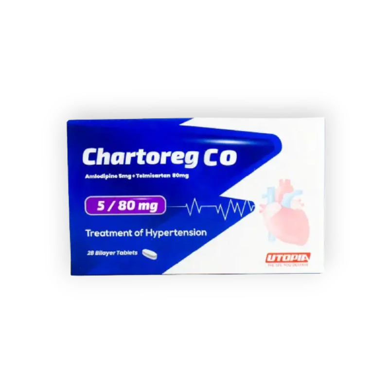 CHARTOREG CO 80/5 MG 28TAB