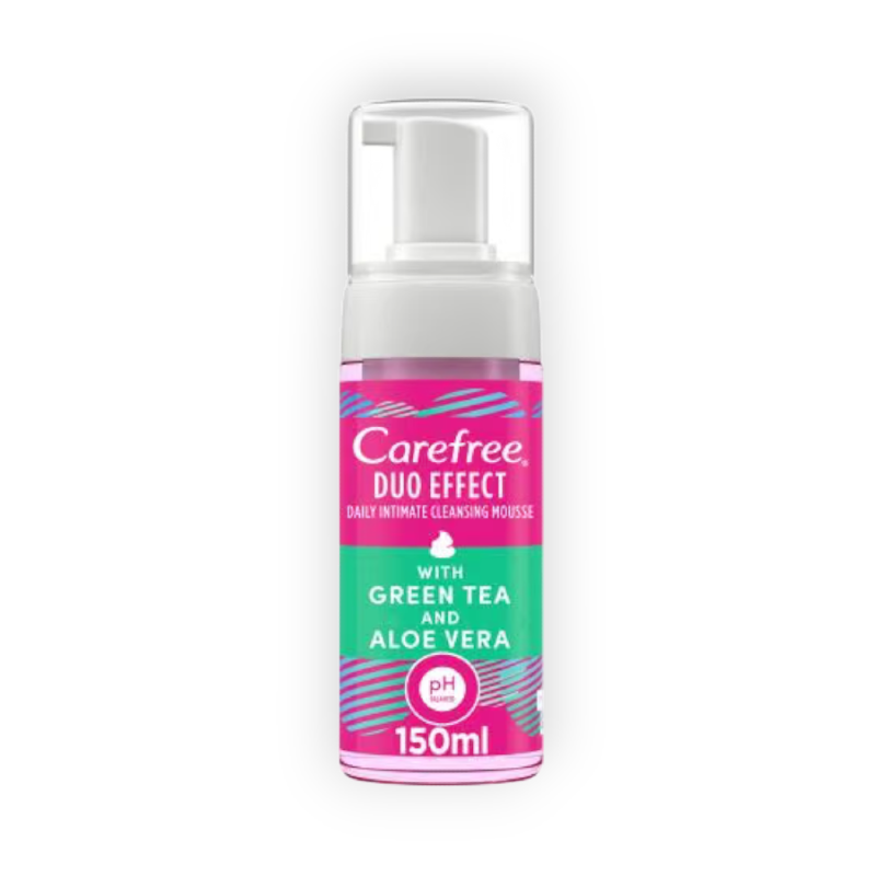 CAREFREE DAILY INTIMATE CLEANSING MOUSSE 150 ML