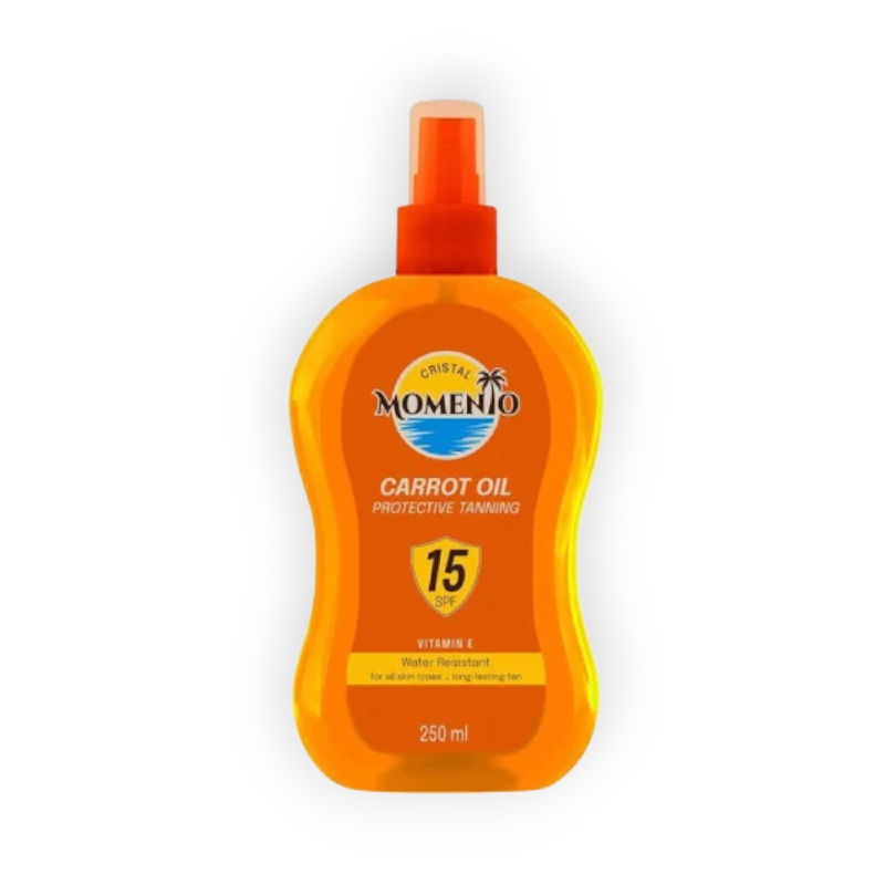 MOMENTO CARROT OIL DEEP TANNING 15 SPF 250ML