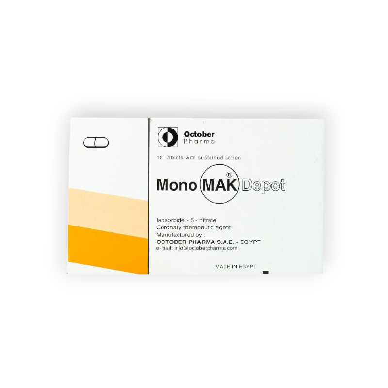 MONOMACK DEPOT 100   MG  10  TAB س.ج