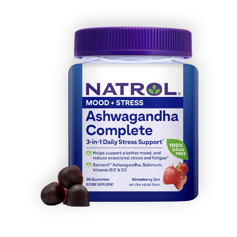 ASHWAGANDHA COMLETE 30 GUMM (NATROL)