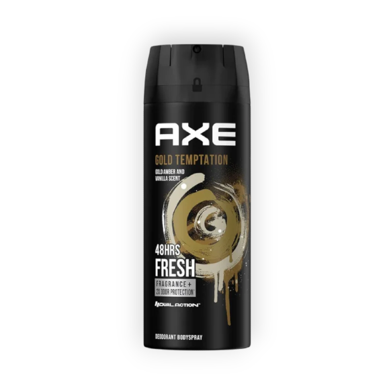 AXE BODY SPRAY (GOLD TEMPTATION) 150ML UK