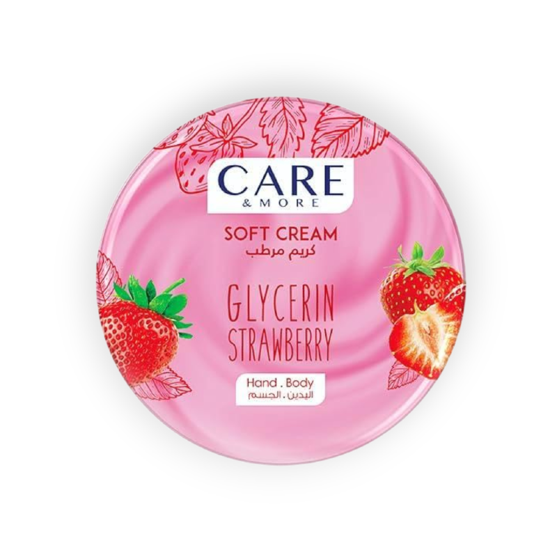 CARE MORE GLYSERIN CREAM (STRAWBERRY) 250ML