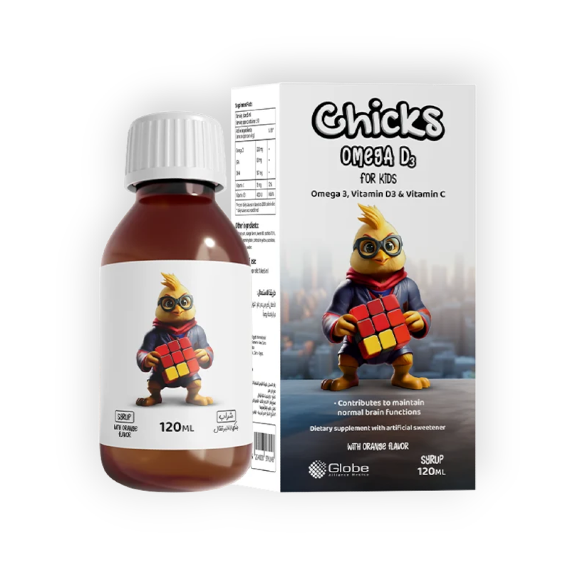 CHICKS OMEGA  D3 FOR KIDS 120 ML