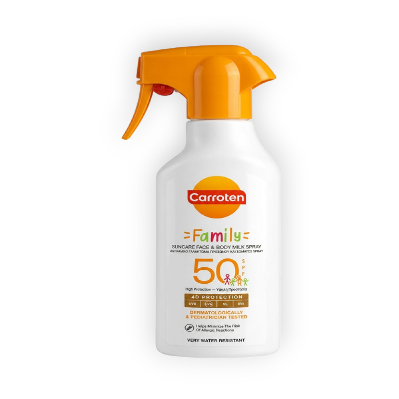 CARROTEN SUNCARE FAMILY  FACE&BODY MILK SPRAY SPF50 270ML