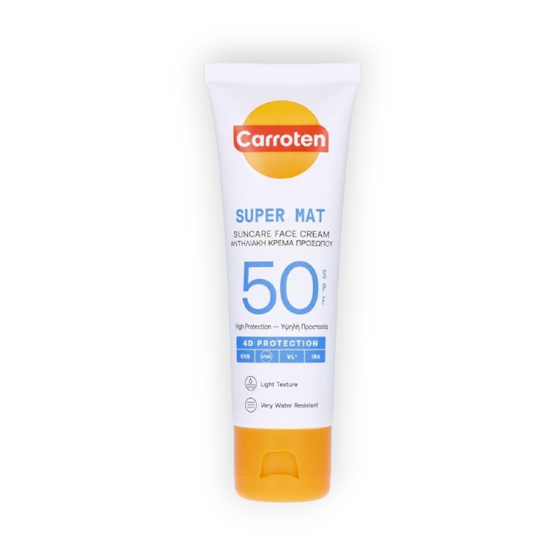CARROTEN SUPER MAT SUNCARE FACE CREAM SPF50 50ML