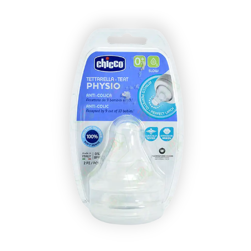 CHICCO PHYSIO ANTI-COLICA (+0)M 1SLOW(22196) حلمة